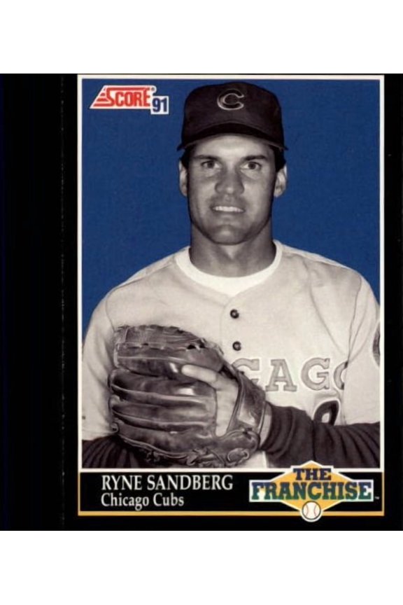 1991 Score #862 Ryne Sandberg FRAN Chicago Cubs MLB Baseball Trading Card