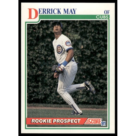 1991 Score Derrick May #379