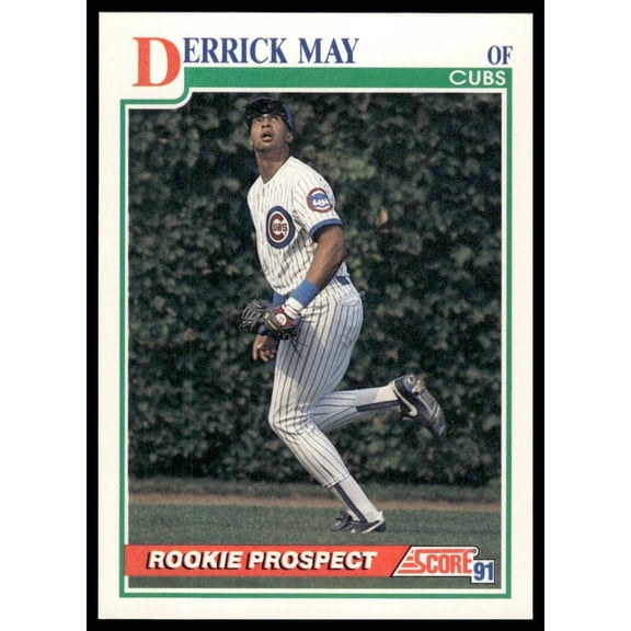 1991 Score Derrick May #379