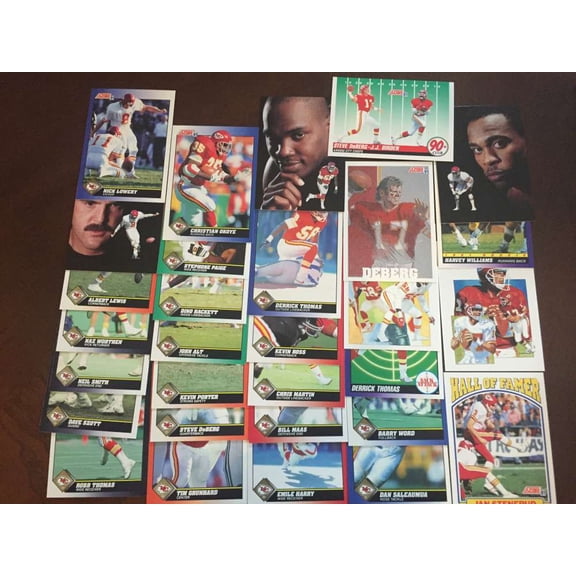 1991 Score Football Kansas City Chiefs Team Set MINT