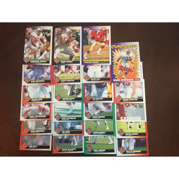1991 Score Football Tampa Bay Buccaneers Team Set MINT