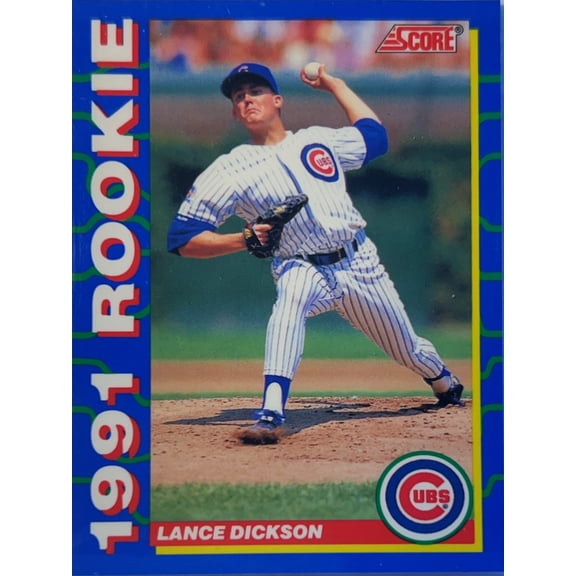 1991 Score Lance Dickson #24
