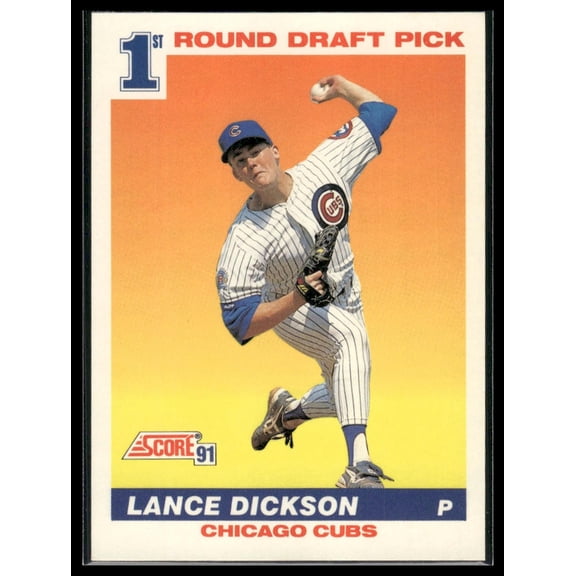 1991 Score Lance Dickson #385