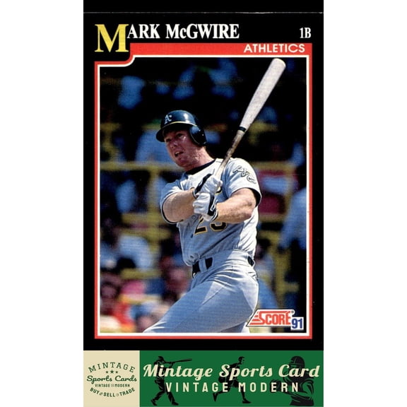 1991 Score Mark McGwire #324