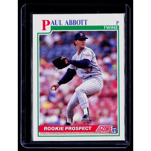 1991 Score Paul Abbott #363 RC