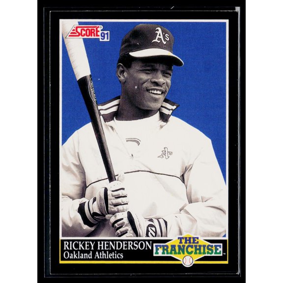 1991 Score Rickey Henderson #857