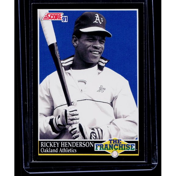 1991 Score Rickey Henderson #857 Oakland Athletics Baseball Card