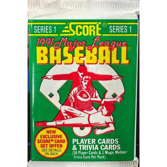 1991 Score Series 1 Baseball pack