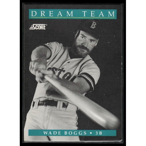 1991 Score Wade Boggs #889 Boston Red Sox MLB Baseball Trading Card