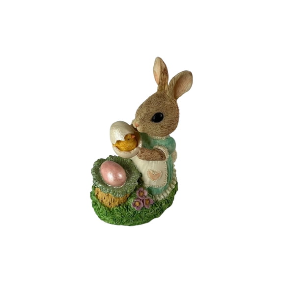 1991 Story Time Flocked Mouse (Tender Touches) Hallmark Keepsake Christmas Tree Ornaments QEC9009