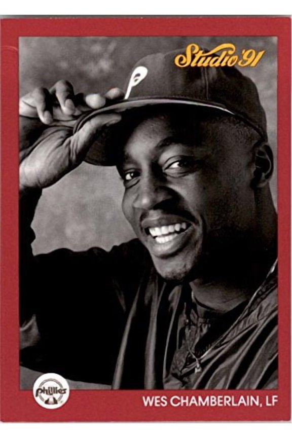1991 Studio #211 Wes Chamberlain RC MLB Baseball Trading Card