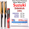thumbnail image 1 of 1991 Suzuki Sidekick Performance Beam Wipers (Set of 3) w/Rear Wiper, 1 of 3