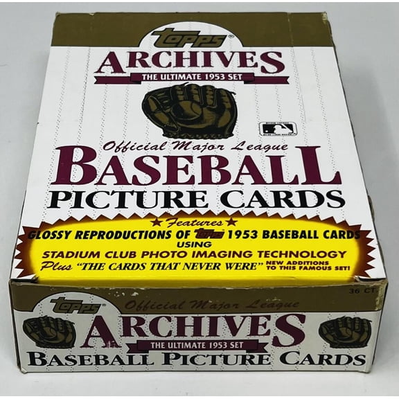 1991 Topps Archives "The Ultimate 1953" Baseball Box