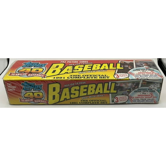 1991 Topps Baseball Factory Set