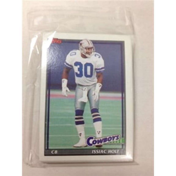 1991 Topps Football Cowboys Team Set 24 Cards Emmitt Smith Super Rookie
