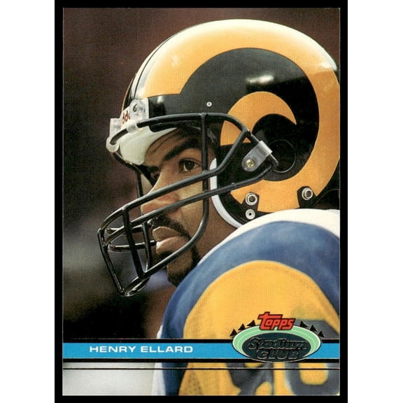 1991 Topps Stadium Club Henry Ellard Los Angeles Rams #170 Football Card