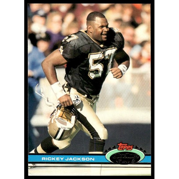 Near Mint 1991 Topps Stadium Club Rickey Jackson #274 New Orleans Saints Football Card