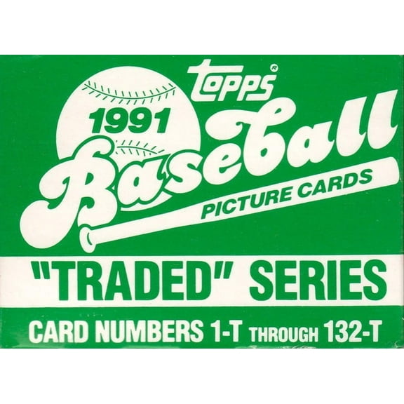 1991 Topps Traded MLB Baseball Factory Sealed 132 Card Set Complete M (Mint)