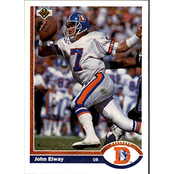 1991 Upper Deck #124 John Elway NFL Football Trading Card