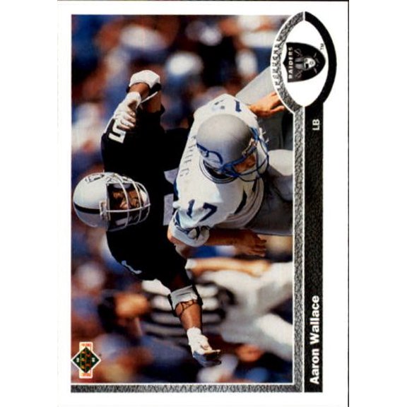 1991 Upper Deck #448 Aaron Wallace NFL Football Trading Card