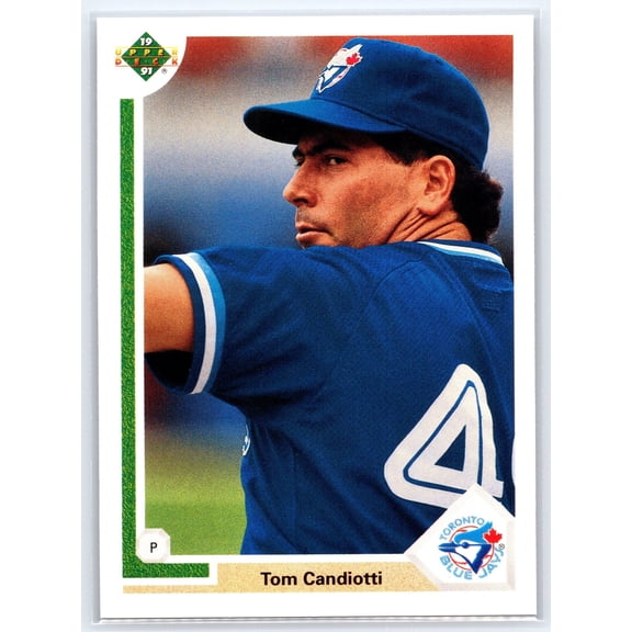 1991 Upper Deck Final Edition Tom Candiotti 49F Toronto Blue Jays Baseball Card