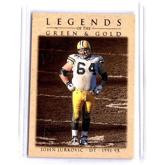 John Jurkovic 1991 Upper Deck Legends of the Green & Gold Green Bay Packers Football Trading Card #GB67