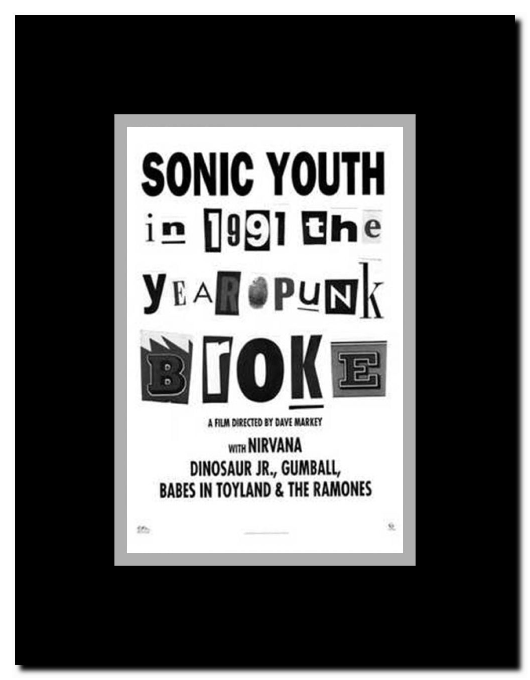 1991: the Year Punk Broke Framed Movie Poster