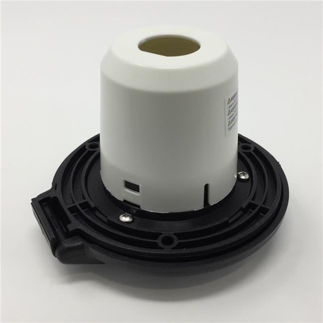 199136 30A Inlet Contoured Black Cover & Bezel - Walmart.com