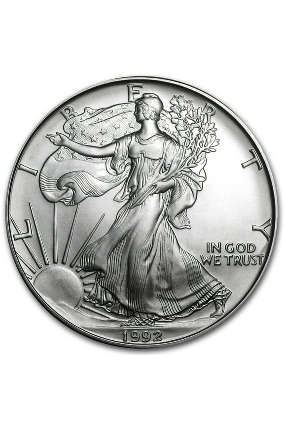 1992 1 oz American Silver Eagle BU