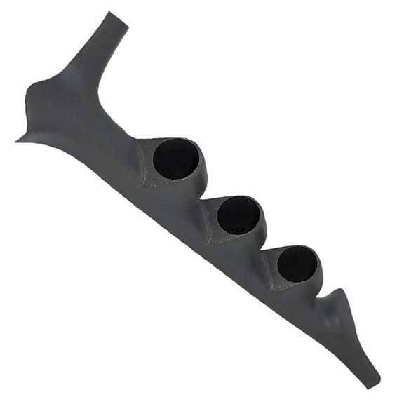 GlowShift | Gray Triple Gauge Pillar Pod for 1992-1997 OBS Ford F-Series 7.3 Powerstroke or 7.3 IDI F-150, F-250 & F-350