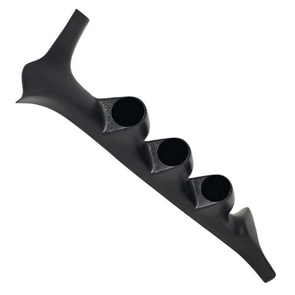 GlowShift | Black Triple Gauge Pillar Pod for 1992-1997 OBS Ford F-Series 7.3 Powerstroke or 7.3 IDI F-150, F-250 & F-350