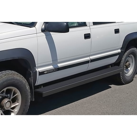1992-1999 Chevy Suburban (Excl. 3/4 Ton 4WD) 6061 Aircraft Aluminum Black finishing iStep 5 Inch sidestep