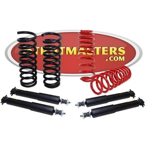 Strutmasters Rear Air Suspension Conversion Kit with Front Coil Springs & 4 Shocks for 1992-2000 Ford Crown Victoria (FA14F)