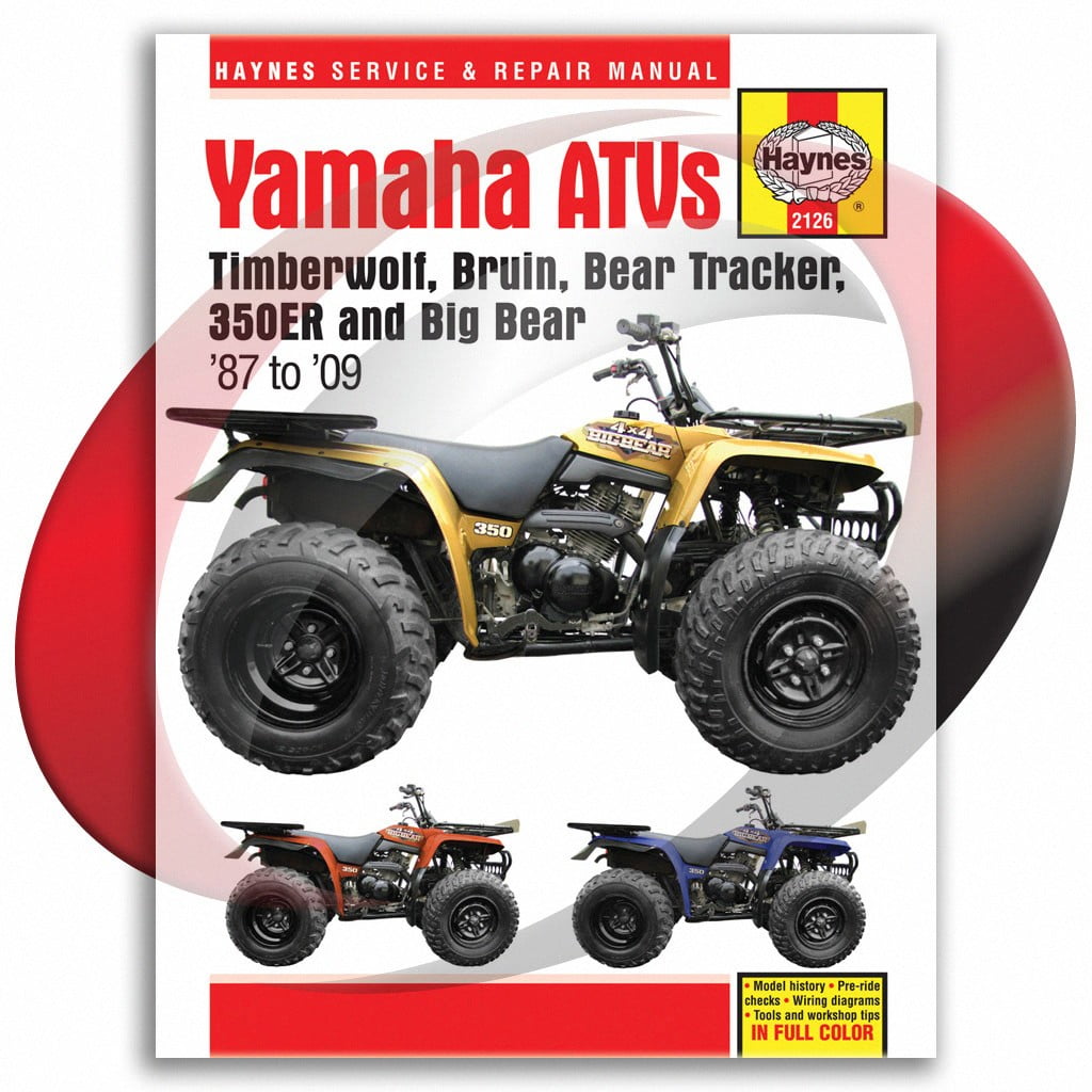 1992-2000 for Yamaha YFB250 Timberwolf Haynes Repair Manual 2126 Shop Service