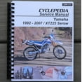 thumbnail image 1 of 1992-2007 Yamaha XT225 XT 225 SERVICE & REPAIR MANUAL, 1 of 2