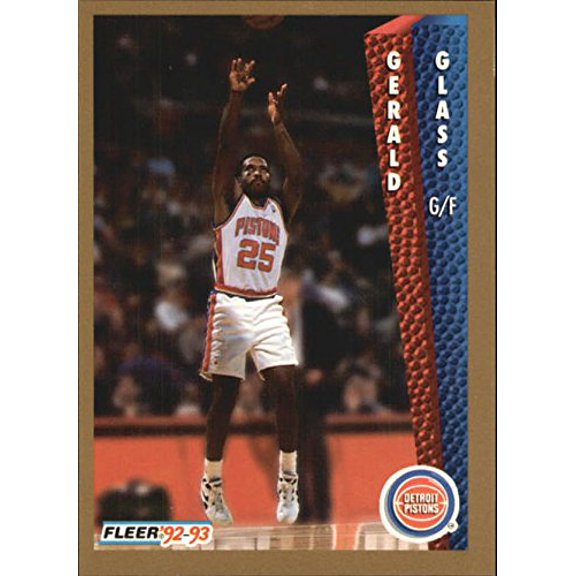 1992-93 Fleer #333 Gerald Glass NBA Basketball Trading Card