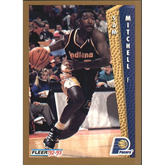 1992-93 Fleer #351 Sam Mitchell NBA Basketball Trading Card