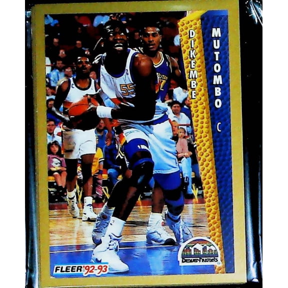 1992-93 Fleer Series 1 & 2 Denver Nuggets Team Set 14 Cards Dikembe Mutombo MINT