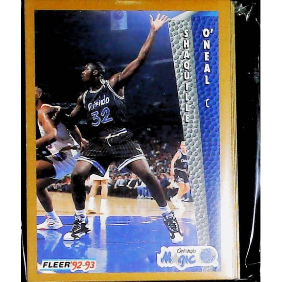1992-93 Fleer Series 1 & 2 Orlando Magic Team Set Shaquille O'Neal RC + Slam Dunk 14 Cards
