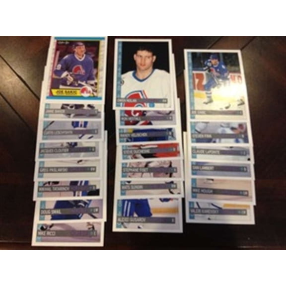 1992-93 O-Pee-Chee OPC Quebec Nordiques Team Set 21 Cards Sakic Sundin Ricci Hextall
