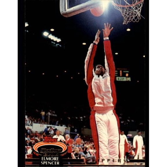 1992-93 Stadium Club #279 Elmore Spencer UER RC NBA Basketball Trading Card