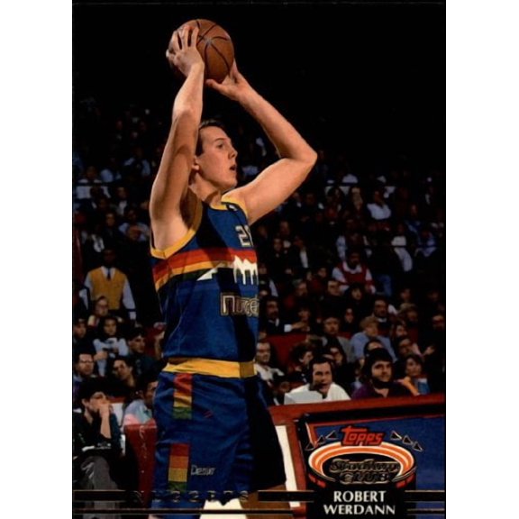1992-93 Stadium Club #363 Robert Werdann UER RC NBA Basketball Trading Card