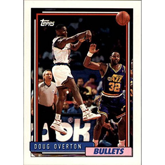 1992-93 Topps #317 Doug Overton NBA Basketball Trading Card
