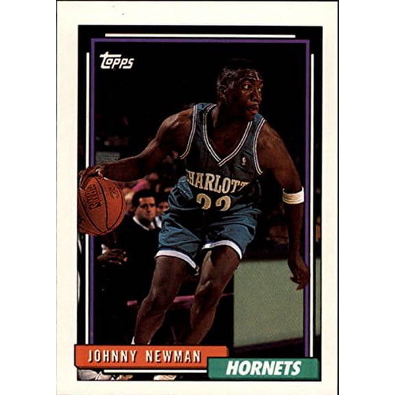 1992-93 Topps #5 Johnny Newman NBA Basketball Trading Card