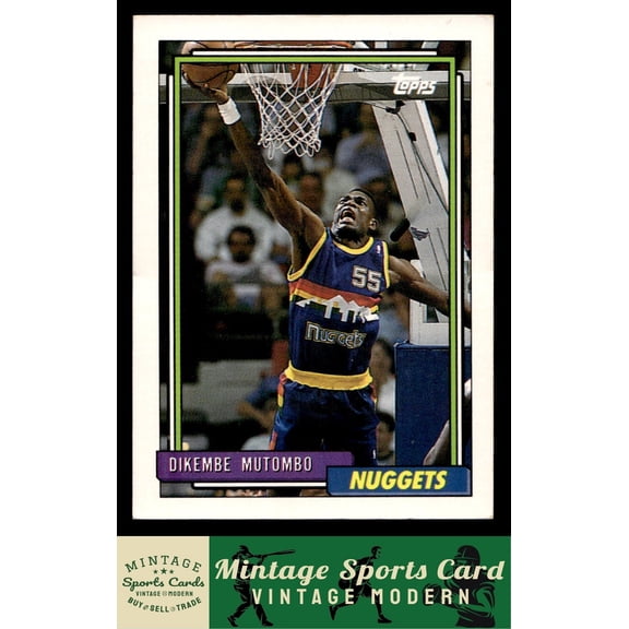1992-93 Topps Dikembe Mutombo #281