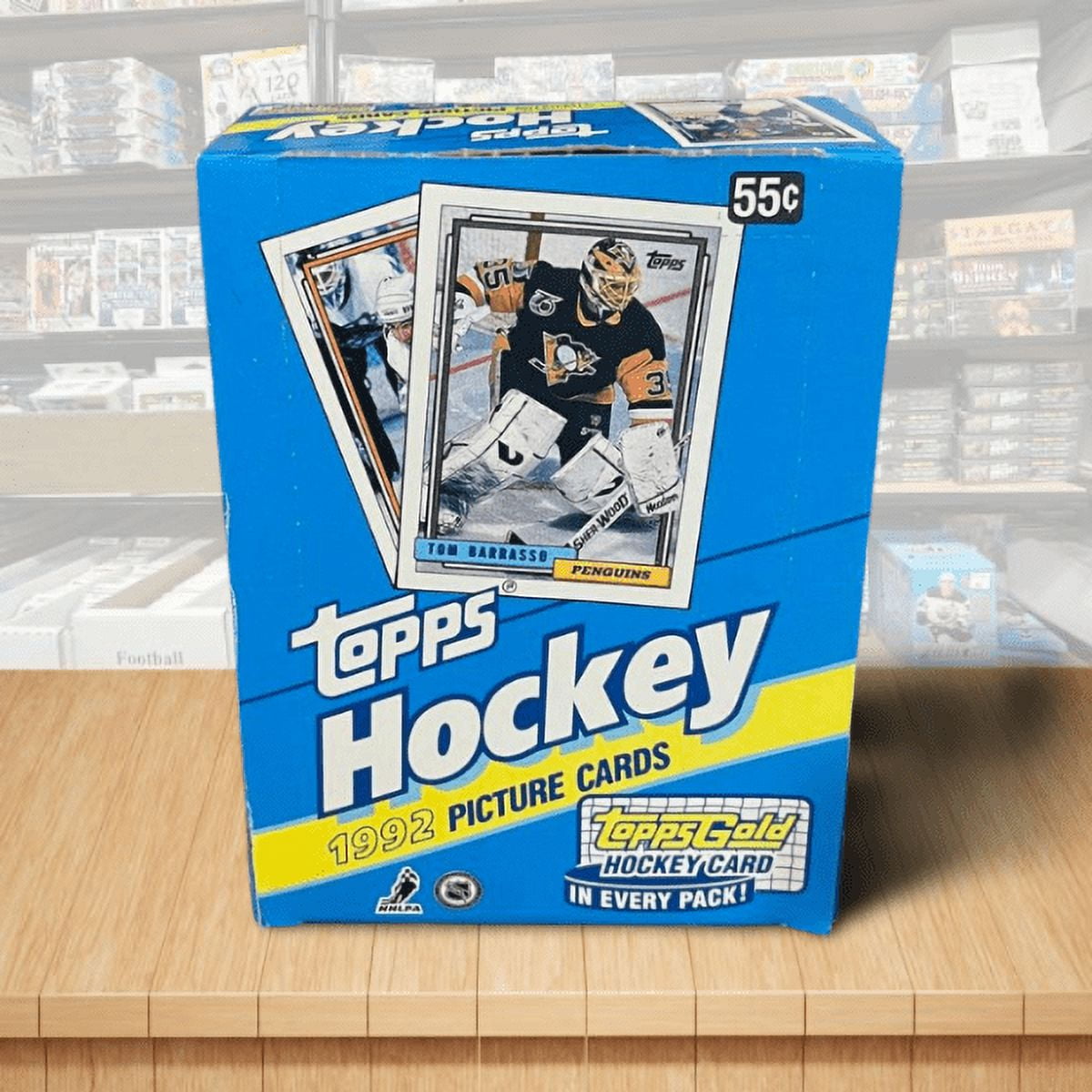 199293 Topps Hockey Hobby Wax Box Gold Card in Every Pack! Brand