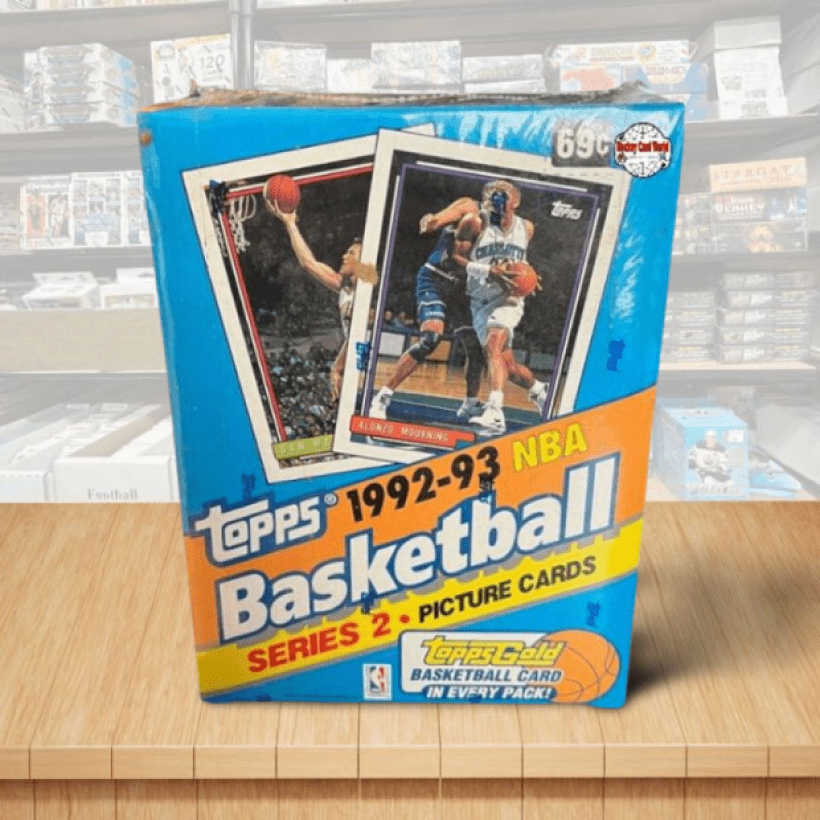 199293 Topps NBA Basketball Sealed Box Gold Cards 36 Packs Per Box