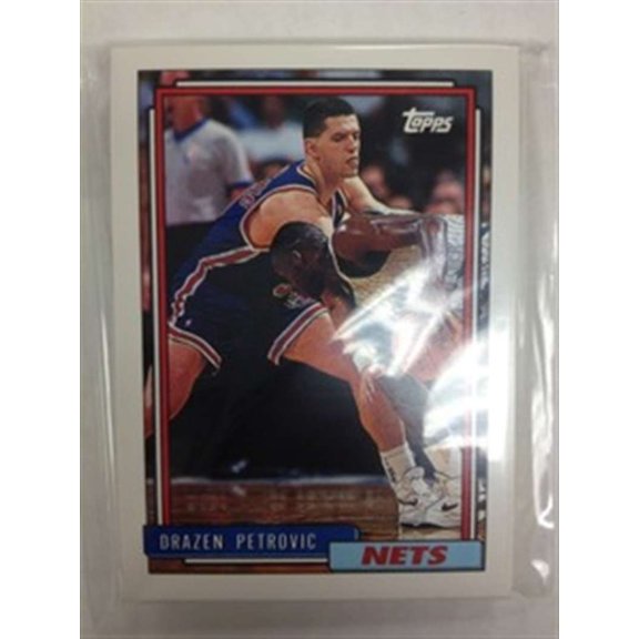 1992-93 Topps New Jersey Nets Team Set Derrick Coleman Drazen Petrovic 13 Cards MINT