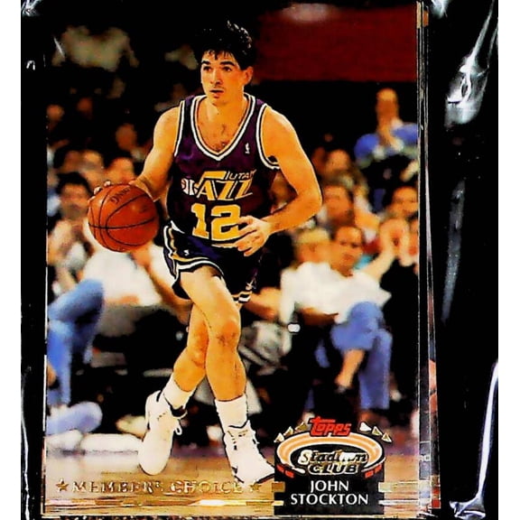 1992-93 Topps Stadium Club Utah Jazz Team Set Karl Malone John Stockton 14 Cards MINT