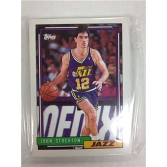 1992-93 Topps Utah Jazz Team Set Karl Malone John Stockton 16 Cards MINT